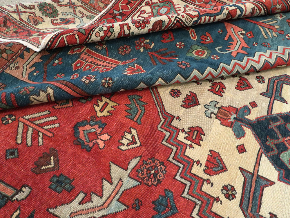 Antique Persian Bakshaish Carpet, No.10031 - Galerie Shabab