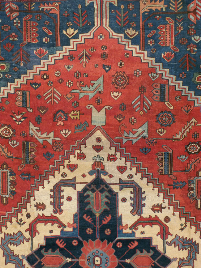 Antique Persian Bakshaish Carpet, No.10031 - Galerie Shabab