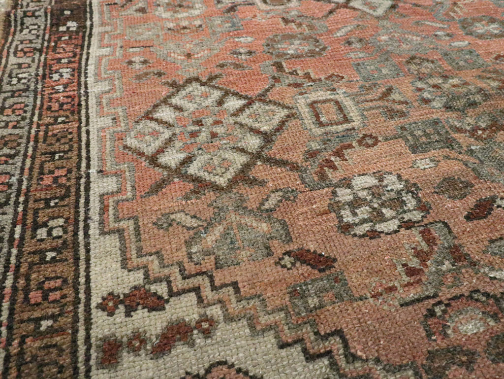 Antique Persian Malayer Throw Rug, No.10082 - Galerie Shabab