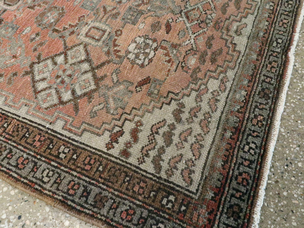 Antique Persian Malayer Throw Rug, No.10082 - Galerie Shabab