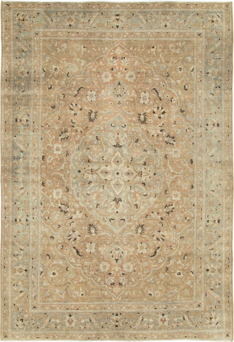 Antique Persian Tabriz Carpet, No.10144 - Galerie Shabab