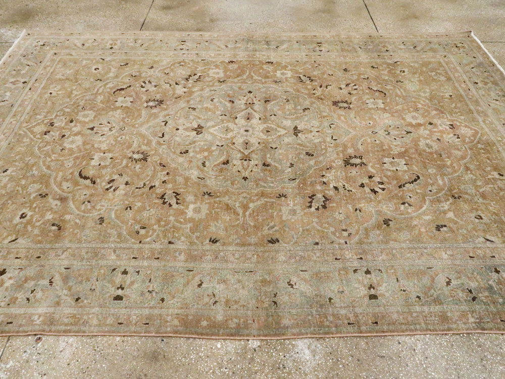 Antique Persian Tabriz Carpet, No.10144 - Galerie Shabab