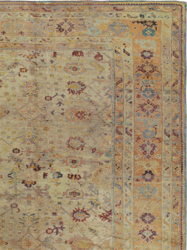 An Oushak Carpet, No.10187 - Galerie Shabab