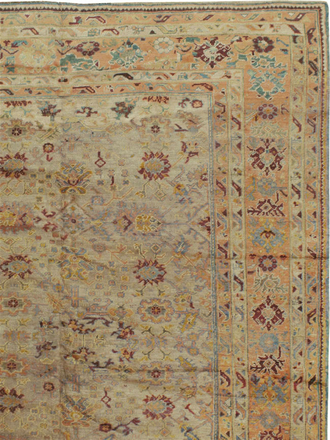 An Oushak Carpet, No.10187 - Galerie Shabab