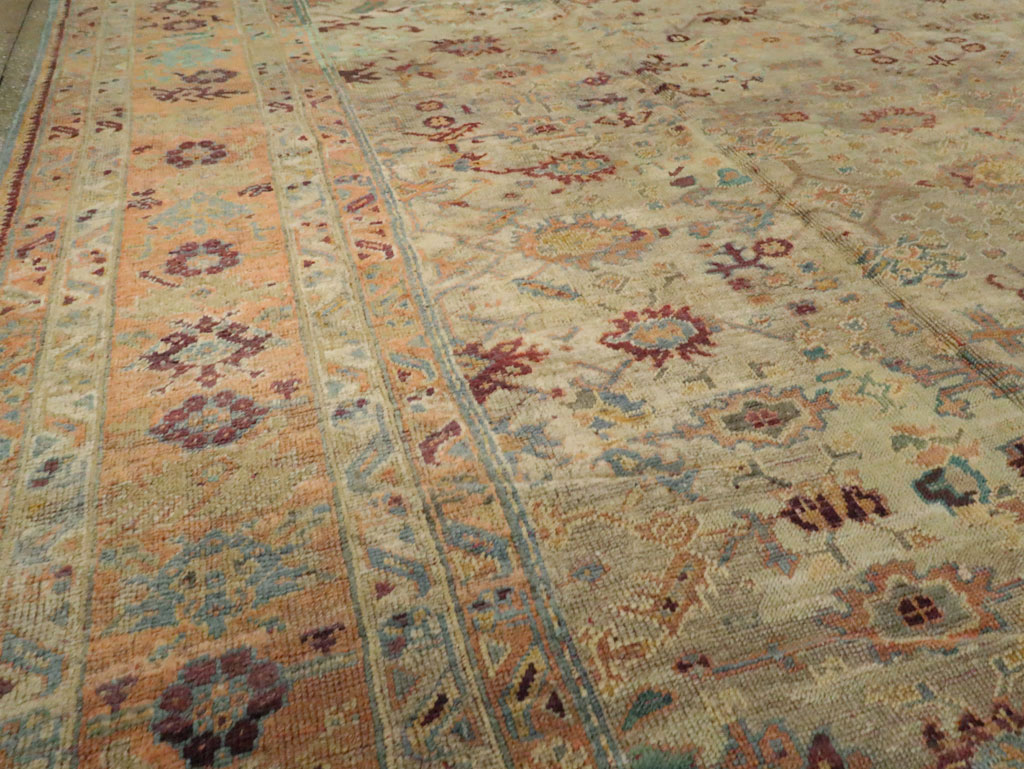 An Oushak Carpet, No.10187 - Galerie Shabab