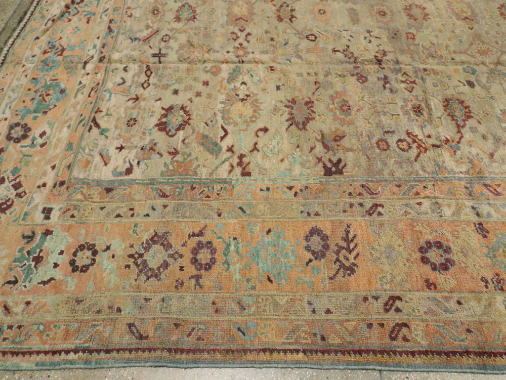 An Oushak Carpet, No.10187 - Galerie Shabab
