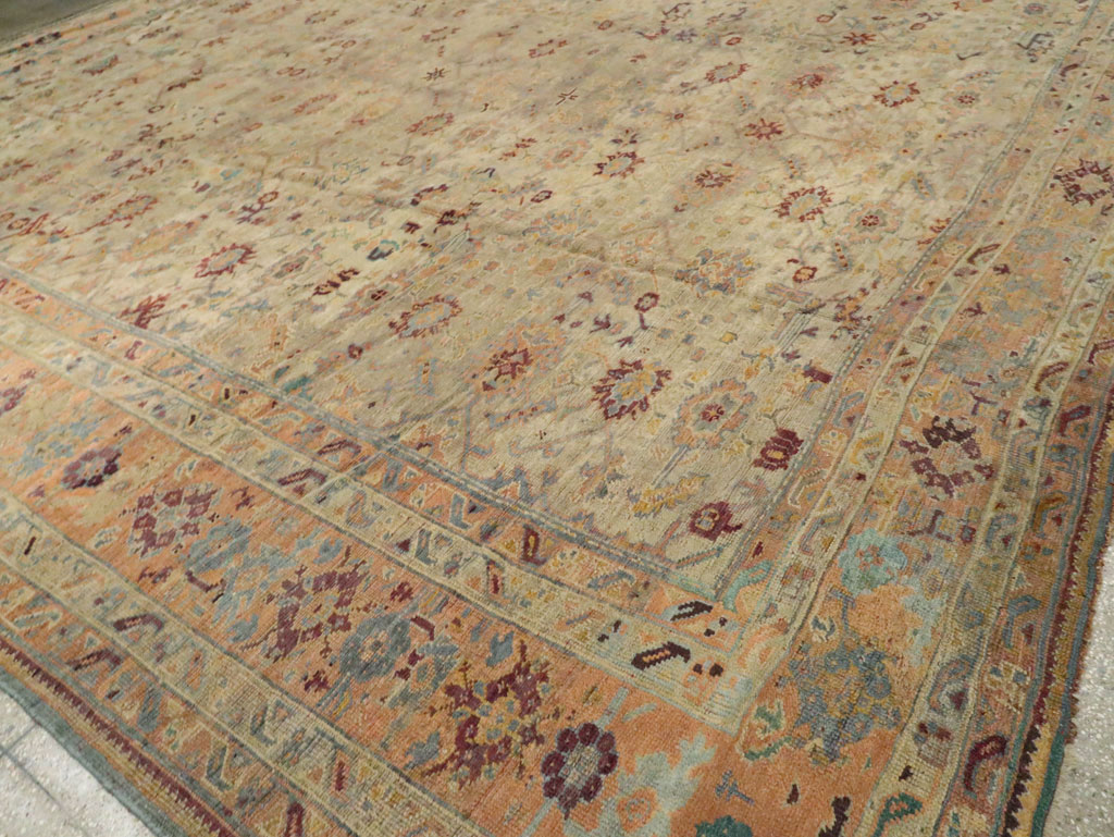 An Oushak Carpet, No.10187 - Galerie Shabab