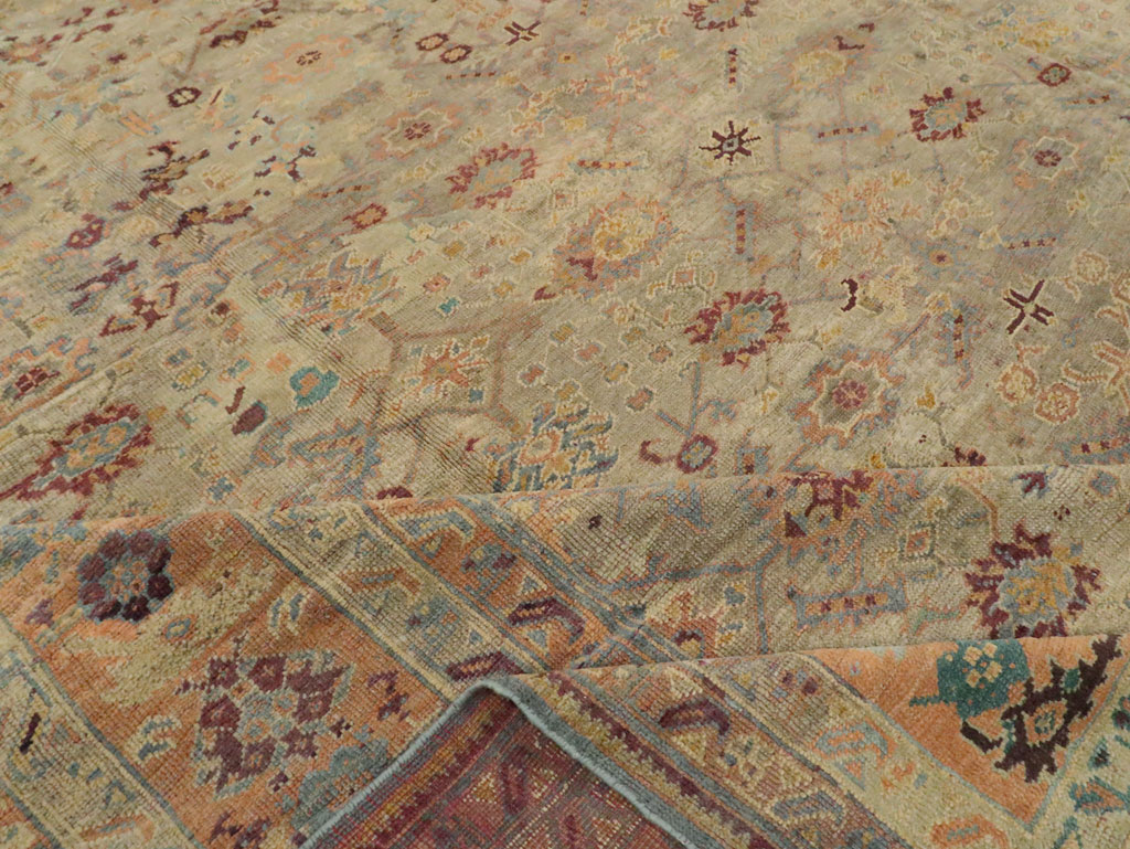 An Oushak Carpet, No.10187 - Galerie Shabab