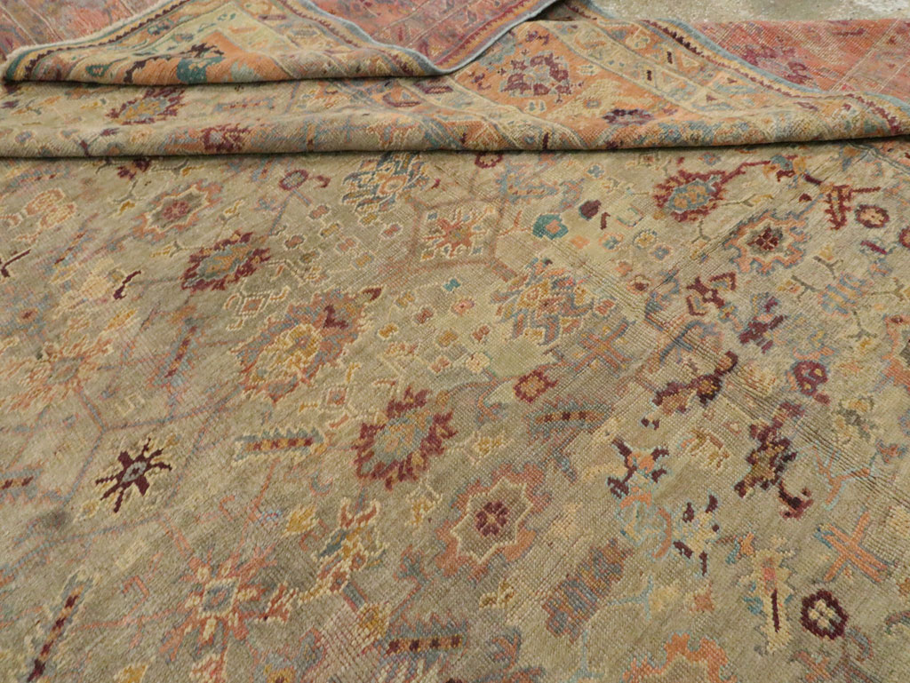 An Oushak Carpet, No.10187 - Galerie Shabab