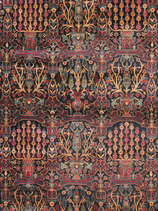 Antique Persian Lavar Kerman Carpet, No.10235 - Galerie Shabab