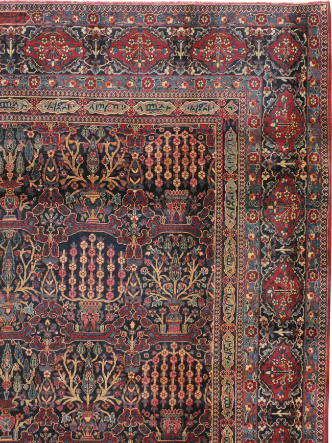 Antique Persian Lavar Kerman Carpet, No.10235 - Galerie Shabab