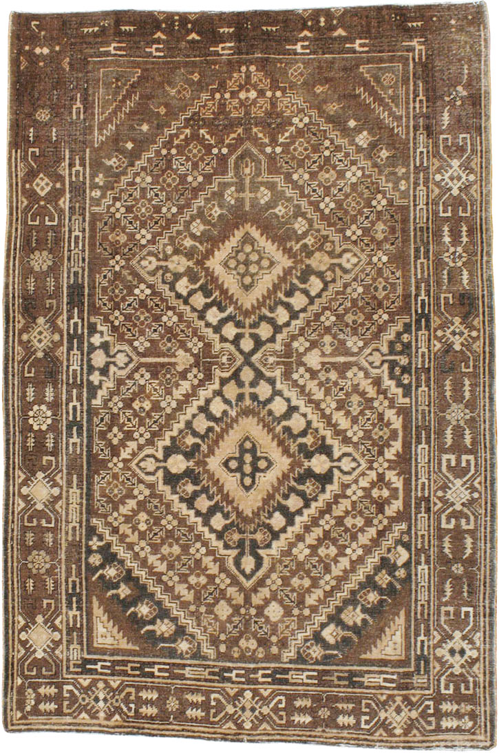 Antique East Turkestan Khotan Accent Rug, No.10242 - Galerie Shabab