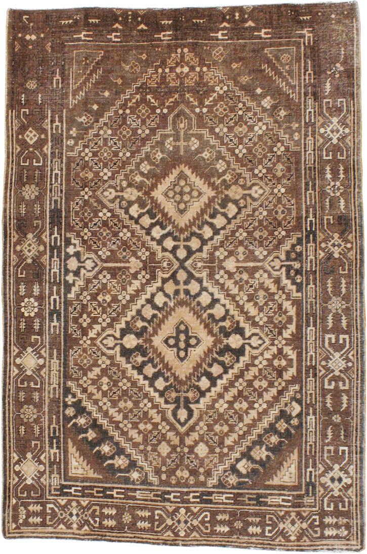 Antique East Turkestan Khotan Accent Rug, No.10242 - Galerie Shabab