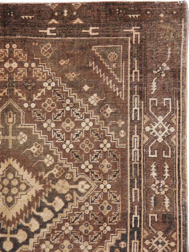 Antique East Turkestan Khotan Accent Rug, No.10242 - Galerie Shabab