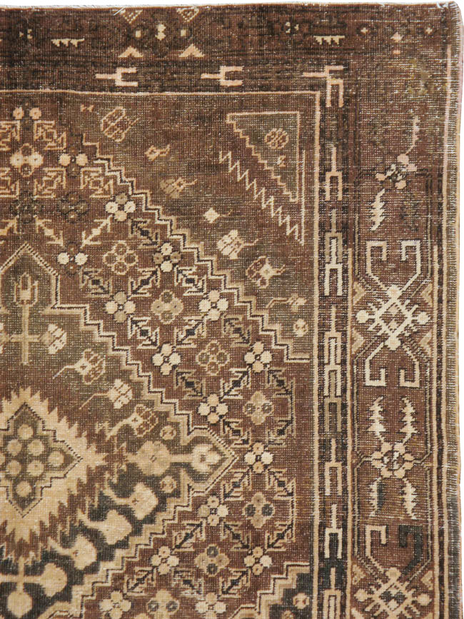Antique East Turkestan Khotan Accent Rug, No.10242 - Galerie Shabab