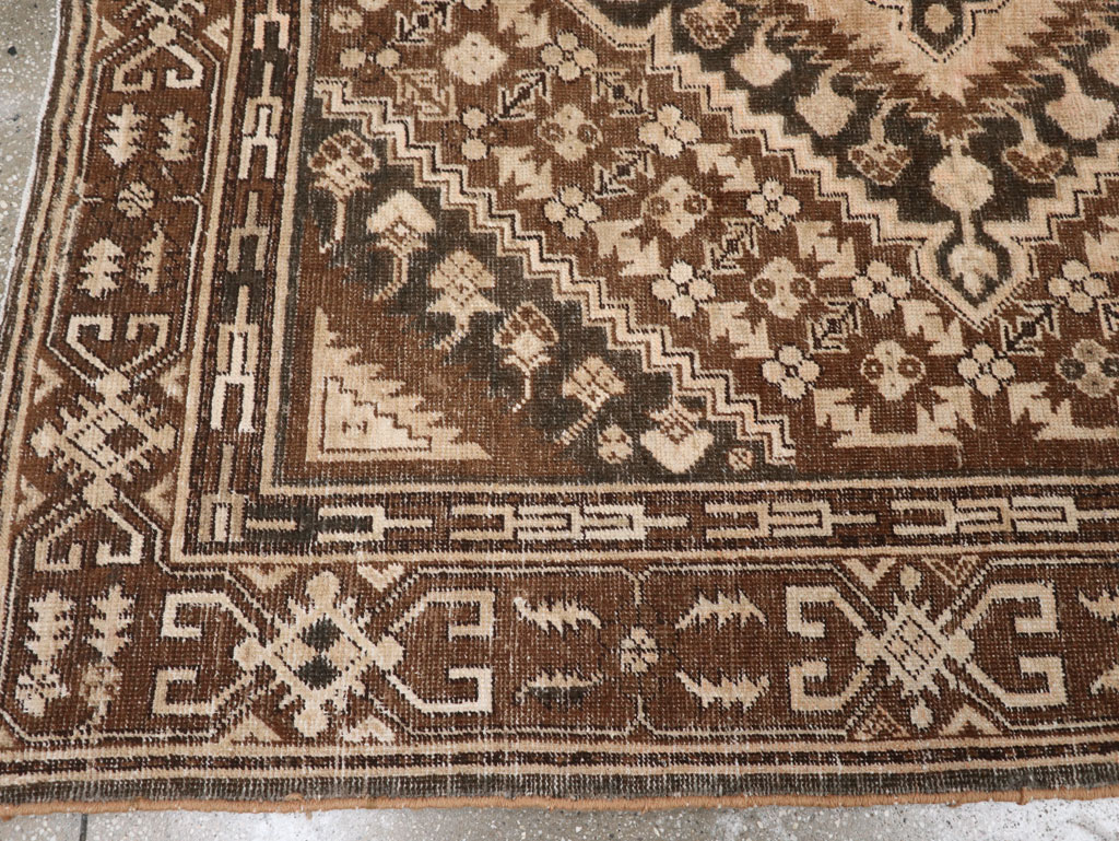 Antique East Turkestan Khotan Accent Rug, No.10242 - Galerie Shabab