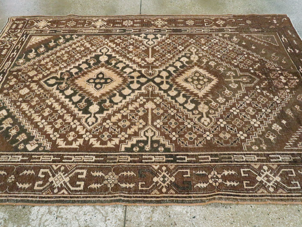 Antique East Turkestan Khotan Accent Rug, No.10242 - Galerie Shabab