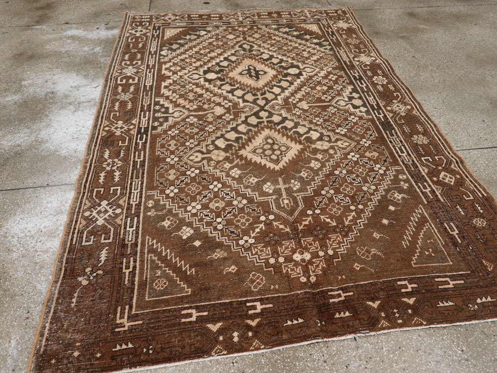 Antique East Turkestan Khotan Accent Rug, No.10242 - Galerie Shabab