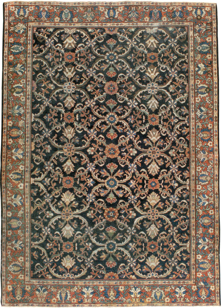 Antique Persian Mahal Carpet, No.10253 - Galerie Shabab