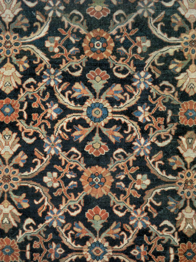 Antique Persian Mahal Carpet, No.10253 - Galerie Shabab