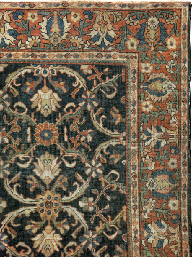Antique Persian Mahal Carpet, No.10253 - Galerie Shabab