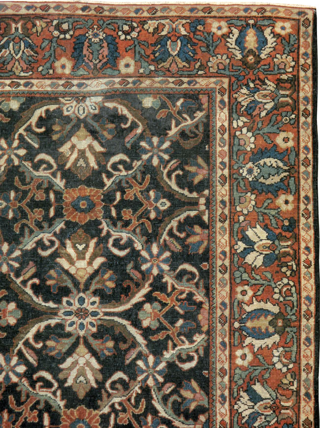 Antique Persian Mahal Carpet, No.10253 - Galerie Shabab
