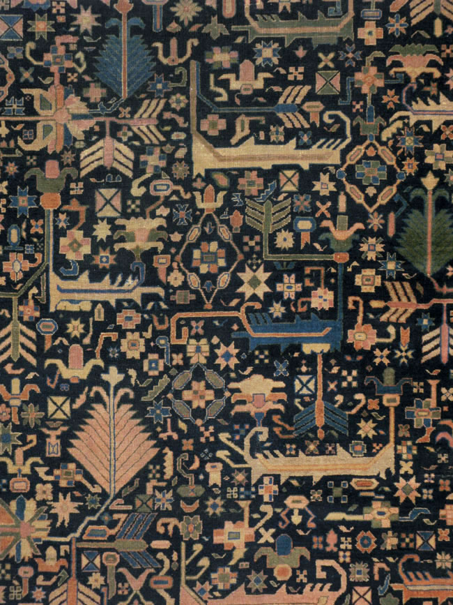 Antique Indian Lahore Carpet, No.10257 - Galerie Shabab