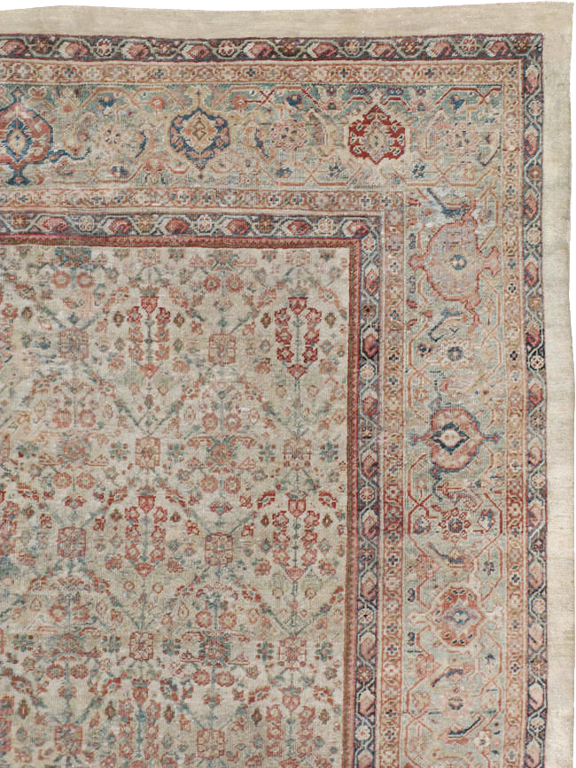 Antique Persian Mahal Carpet, No.10266 - Galerie Shabab