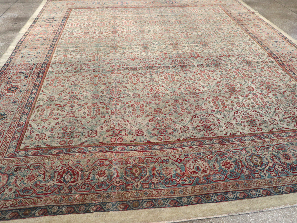 Antique Persian Mahal Carpet, No.10266 - Galerie Shabab
