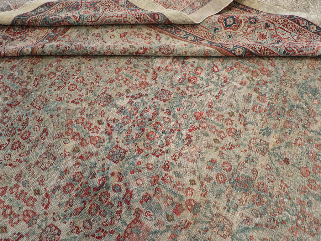 Antique Persian Mahal Carpet, No.10266 - Galerie Shabab