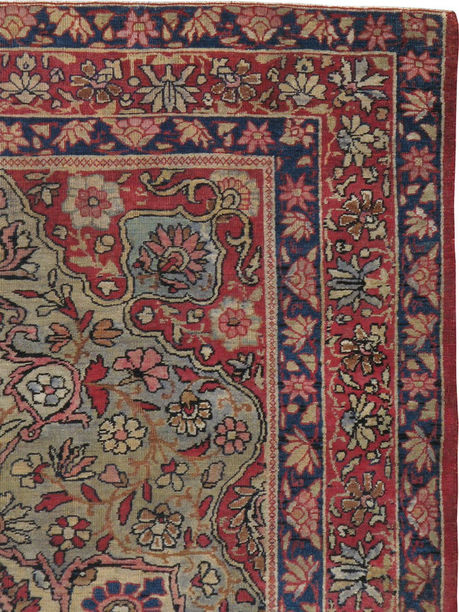 Antique Persian Lavar Kerman Carpet, No.10276 - Galerie Shabab