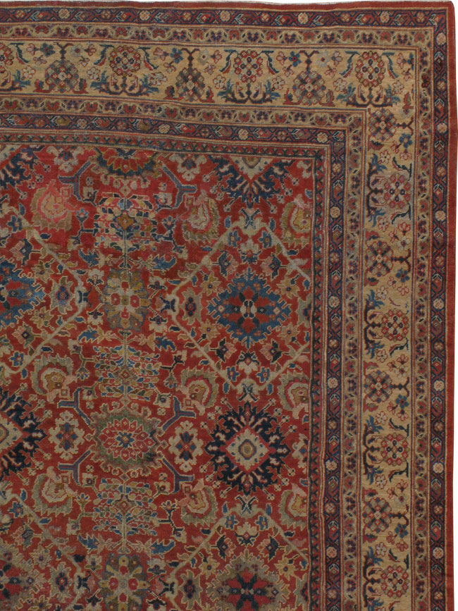 Antique Persian Mahal Carpet, No.10354 - Galerie Shabab