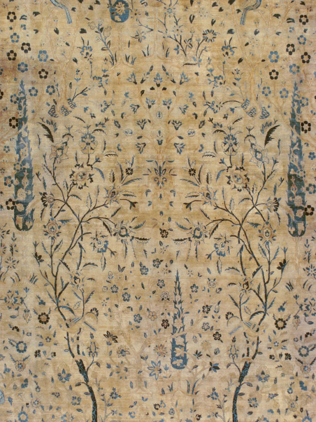 Antique Persian Lavar Kerman Carpet, No.10404 - Galerie Shabab