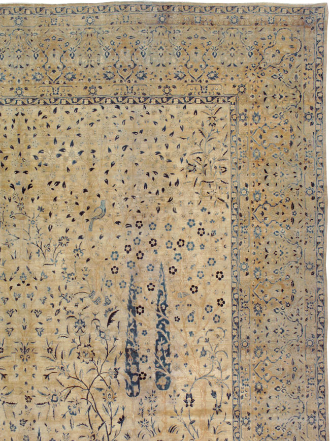 Antique Persian Lavar Kerman Carpet, No.10404 - Galerie Shabab