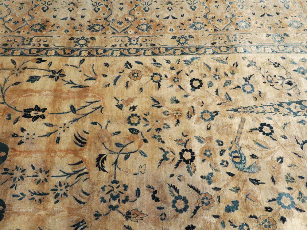 Antique Persian Lavar Kerman Carpet, No.10404 - Galerie Shabab