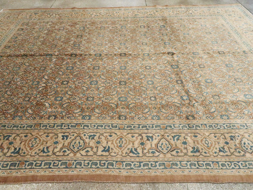 Vintage Persian Mahal Carpet, No.10405 - Galerie Shabab