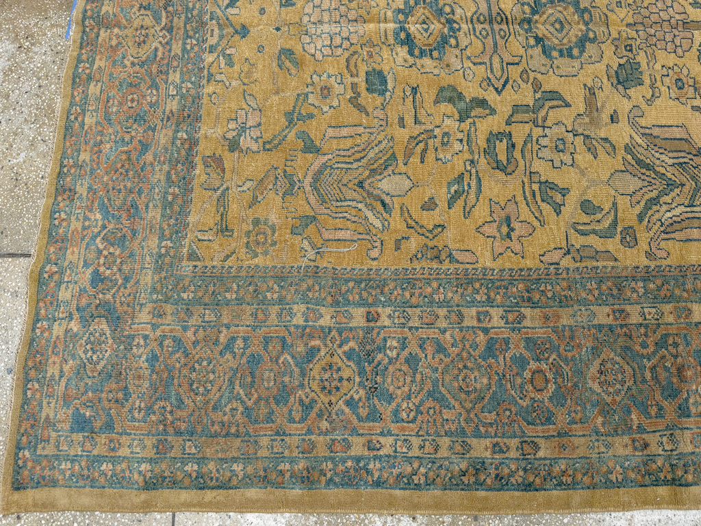Antique Persian Mahal Gallery Carpet, No.10437 - Galerie Shabab