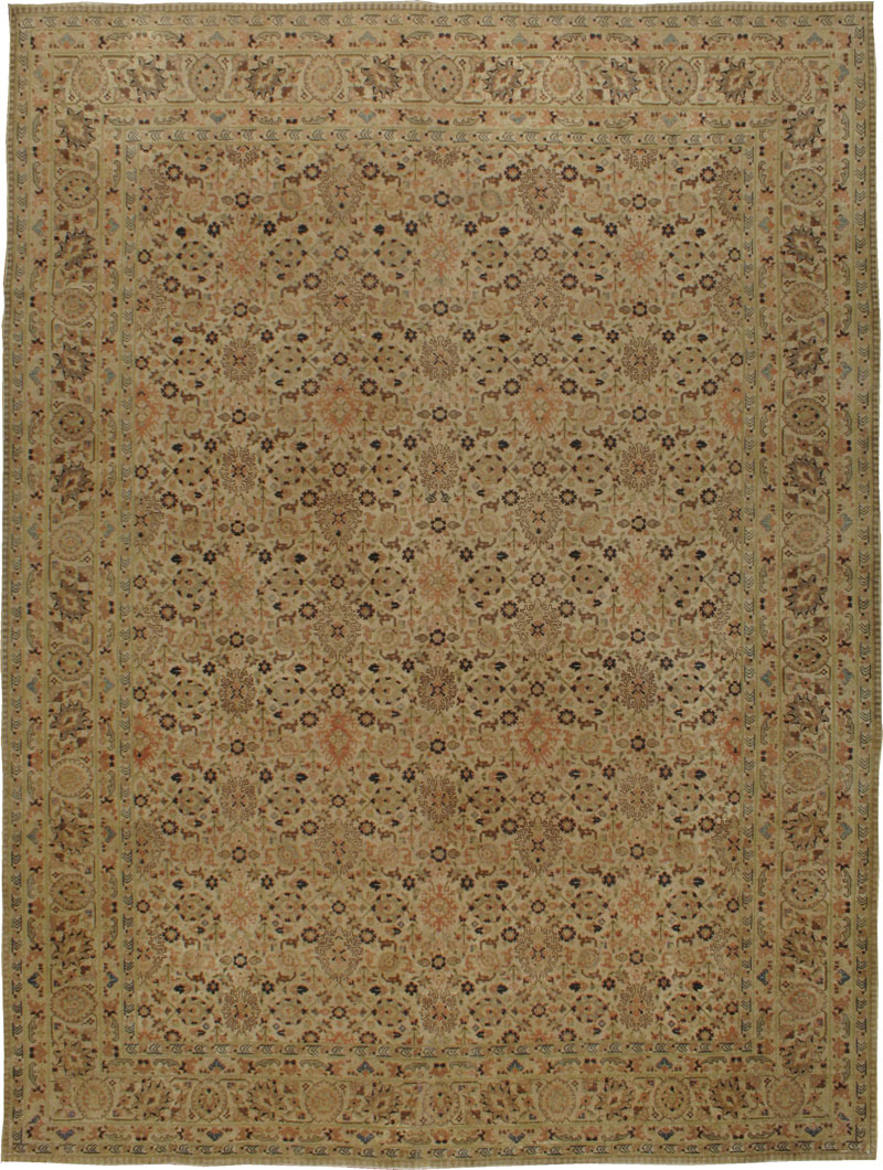 Semi-Antique Tabriz Carpet, No.10491 - Galerie Shabab