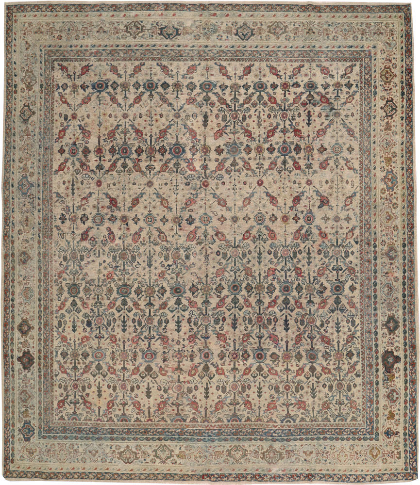 Antique Persian Mahal Carpet, No.10494 - Galerie Shabab