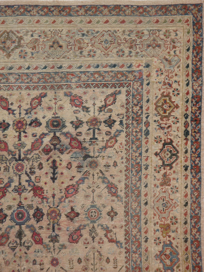Antique Persian Mahal Carpet, No.10494 - Galerie Shabab