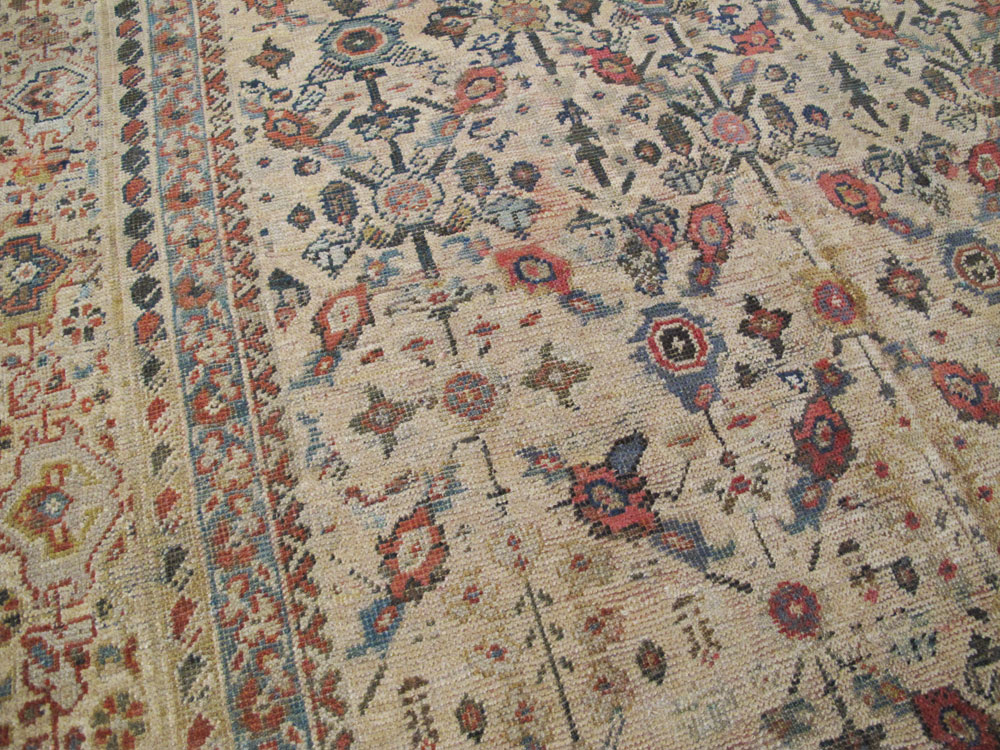 Antique Persian Mahal Carpet, No.10494 - Galerie Shabab