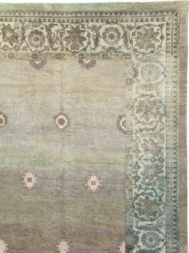 Antique Indian Amritsar Carpet, No.10581 - Galerie Shabab