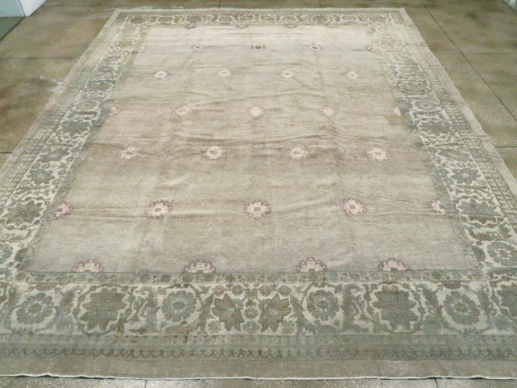 Antique Indian Amritsar Carpet, No.10581 - Galerie Shabab