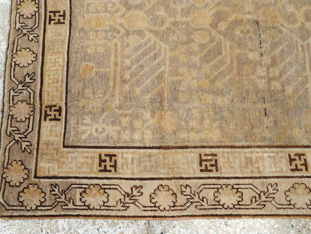 Antique East Turkestan Khotan Rug, No.10586 - Galerie Shabab