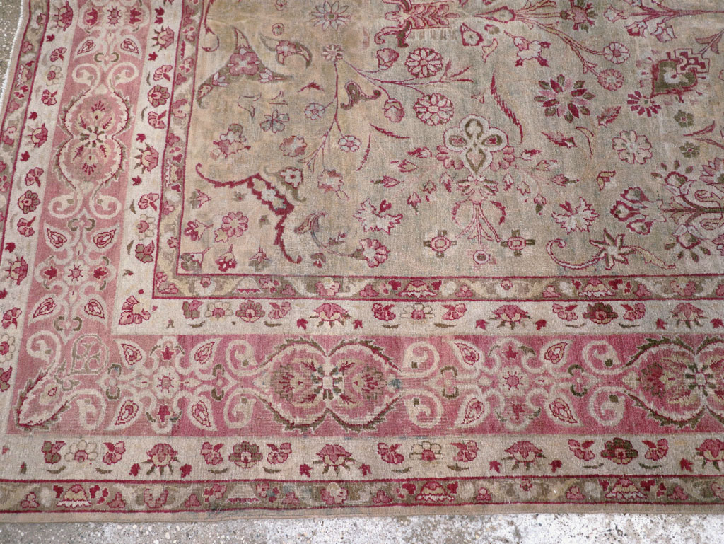 Antique Persian Lavar Kerman Carpet, No.10636 - Galerie Shabab