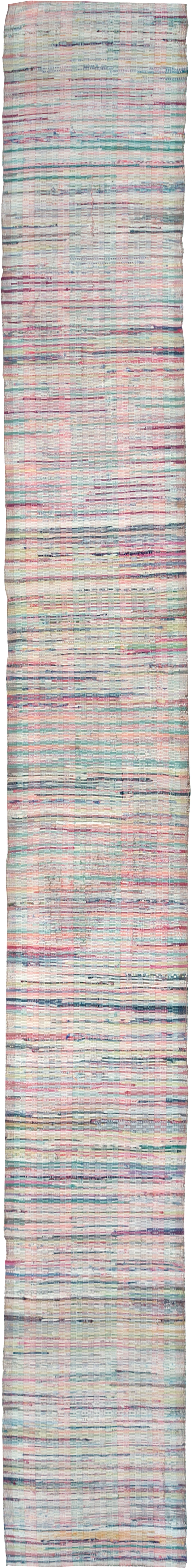 Vintage American Rag Rug, No.10681 - Galerie Shabab