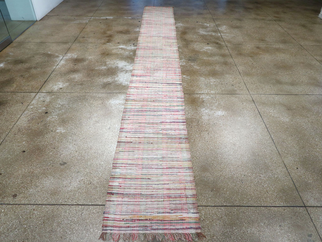 Vintage American Rag Rug, No.10681 - Galerie Shabab