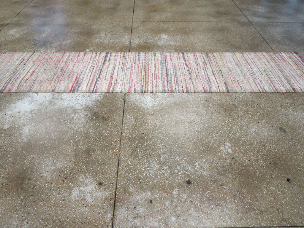 Vintage American Rag Rug, No.10681 - Galerie Shabab