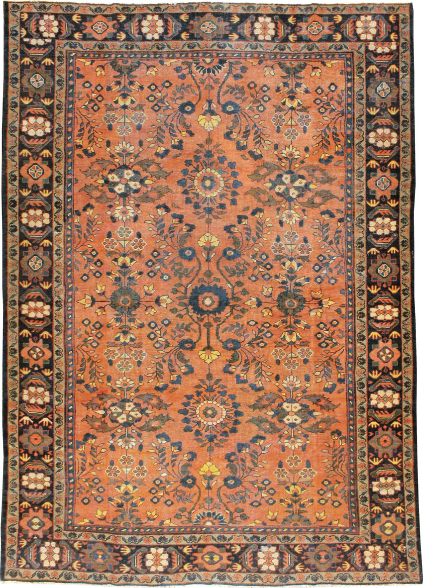 Vintage Persian Mahal Carpet, No.10749 - Galerie Shabab