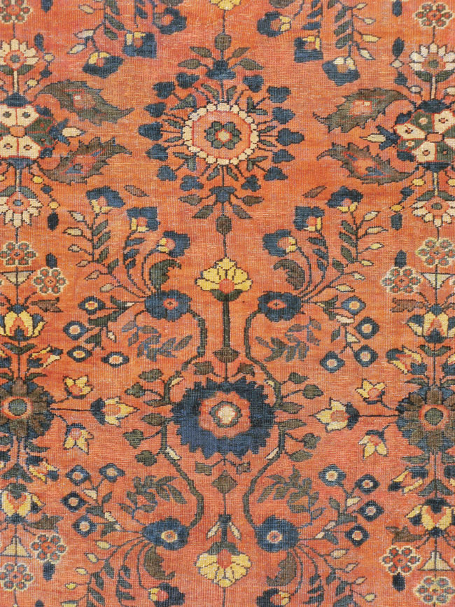 Vintage Persian Mahal Carpet, No.10749 - Galerie Shabab